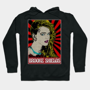 Brooke Shields 1980s Pop Art Fan Art Hoodie